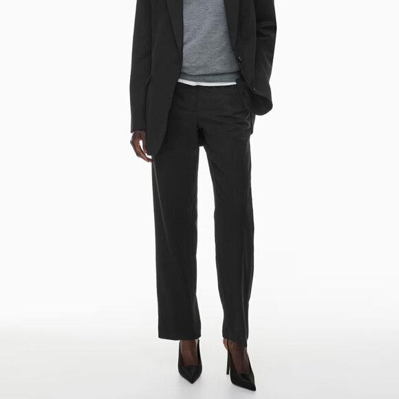 Aritzia Pants - Aritzia Talula Babaton Black Wool Trousers Sz 6
